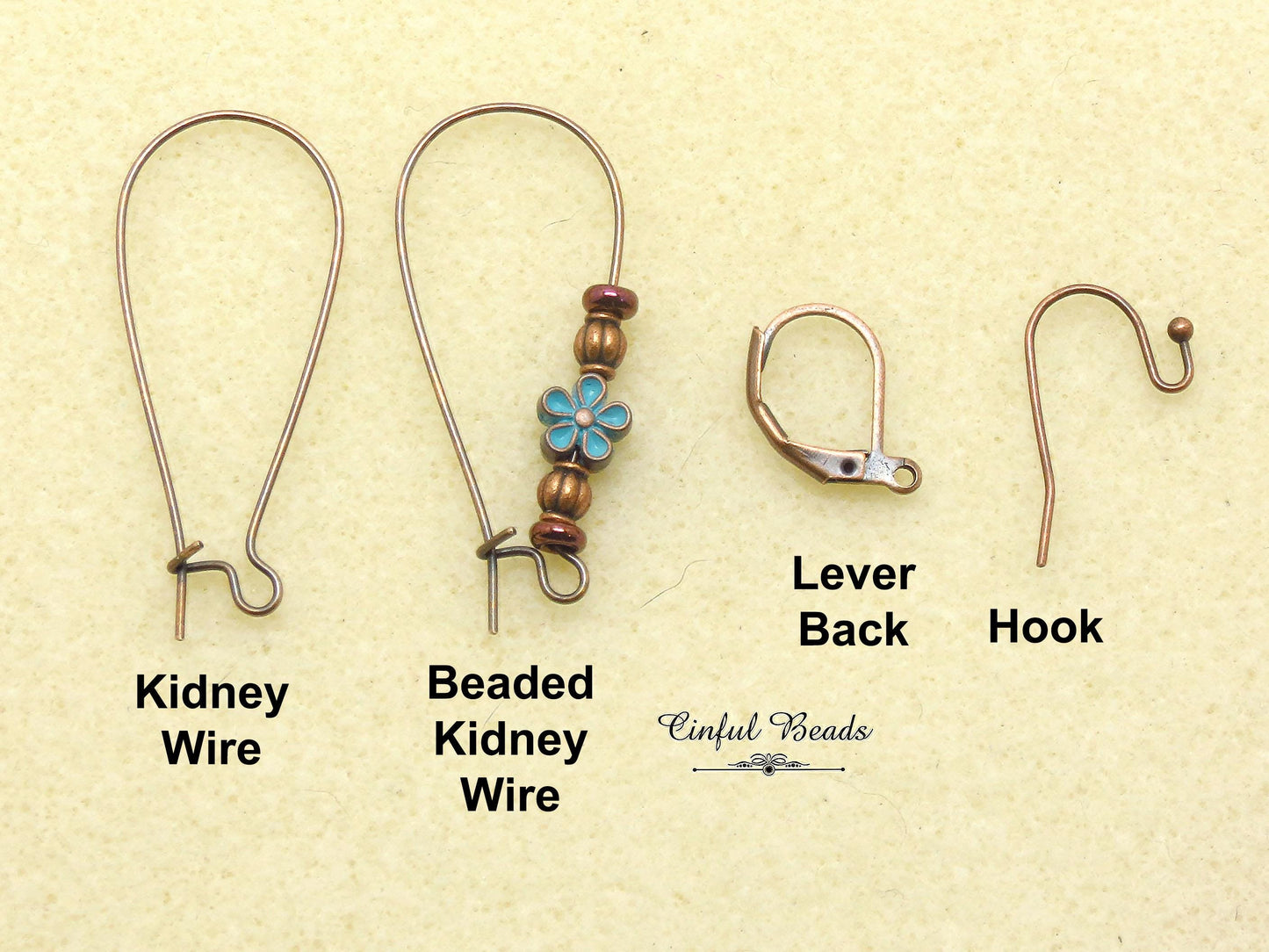 Copper Patina Boho Dangle Earrings - Copper and Turquoise Patina Flower Earrings