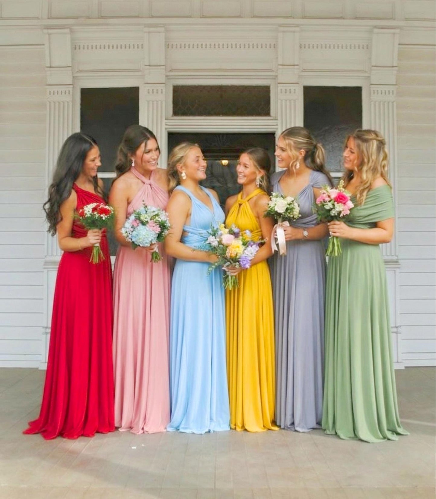 Elegant Graduation Gala Dress, Purple Infinity Wrap Gown, Senior Prom Night Dress,Multi-way Formal Wear for College Commencement,Photo Ready